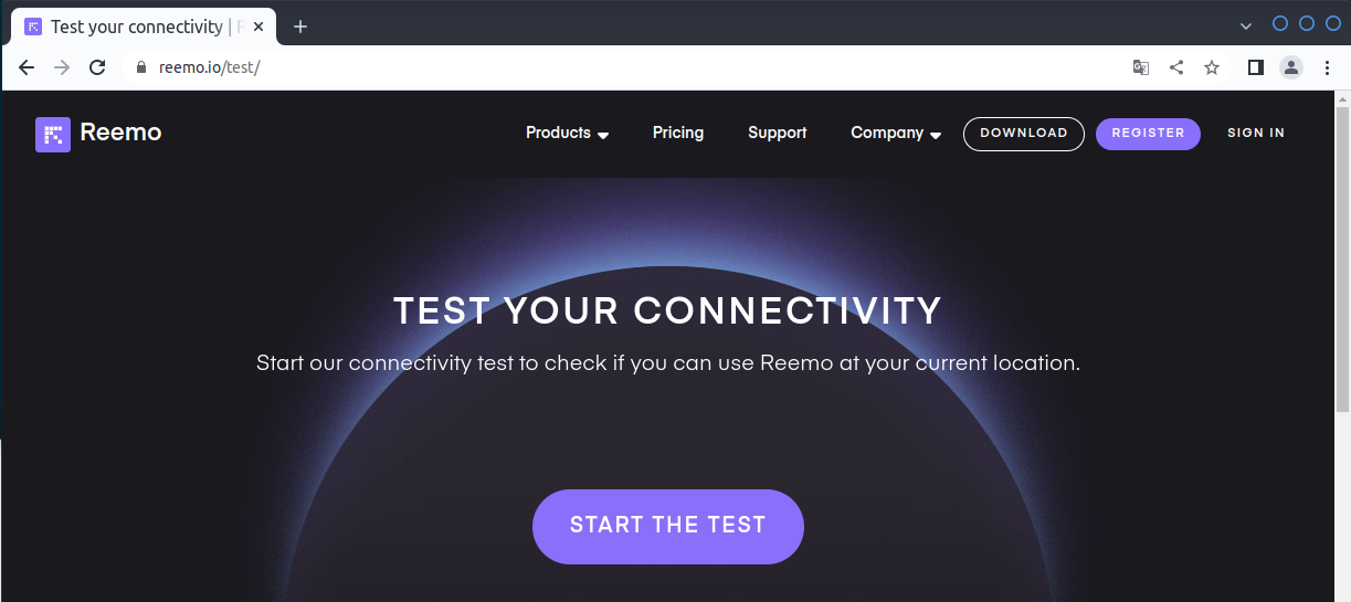 HOWTO: Use the Connectivity Test — Reemodoc latest documentation