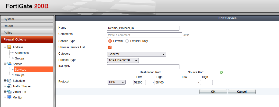 Add Reemo Protocol In service
