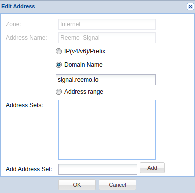 Add Signal address