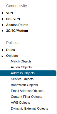 Address Objects